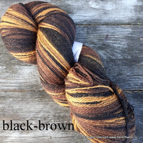 BLACK-BROWN 8/2 AADE LONG