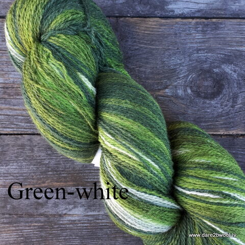 GREEN-WHITE 8/2 AADE LONG