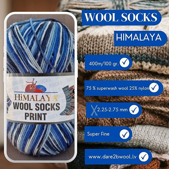 HIMALAYA SOCKS un HIMALAYA WOOL SOCKS PRINT