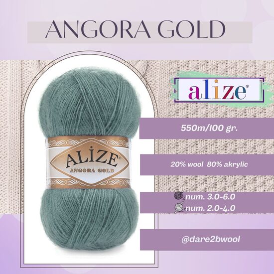 ANGORA GOLD 550m/100gr. ALIZE
