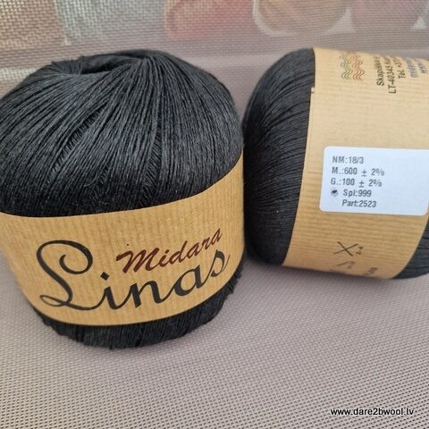 Linas MIDARA 425m col.999 чёрный