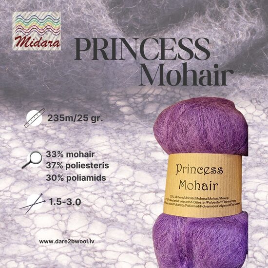 Princess Mohair 235m/25 gr. MIDARA