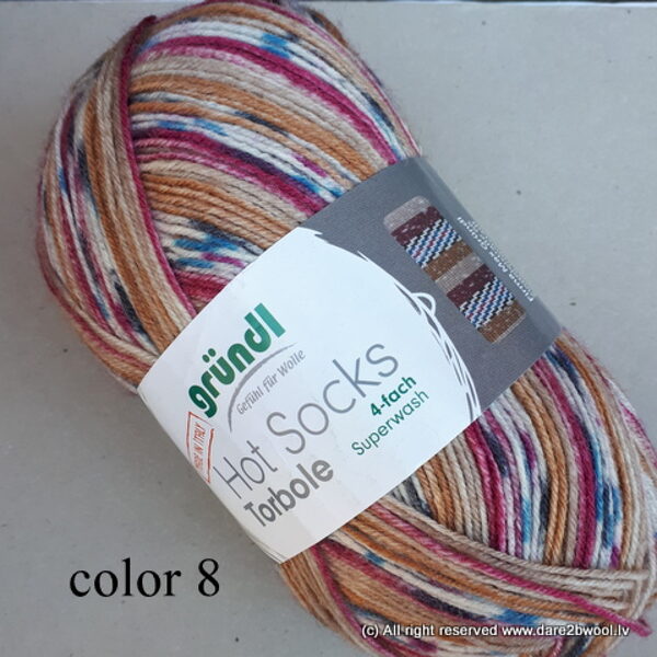HOT SOCKS TORBOLE 4k Color 8 GRŪNDL