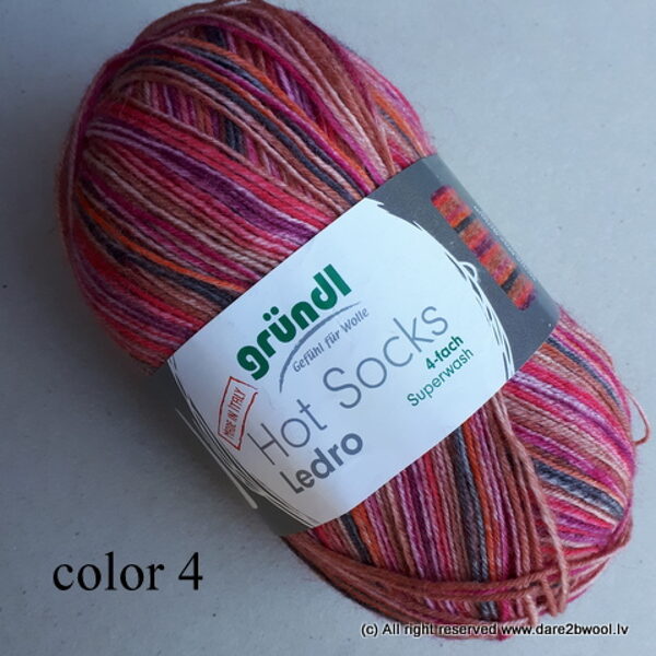 HOT SOCKS Ledro 4k Color 4 GRŪNDL