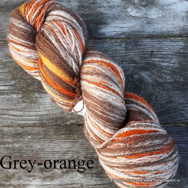 GREY-ORANGE 8/2 AADE LONG