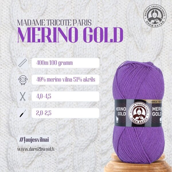 Merino Gold MADAME TRICOTE