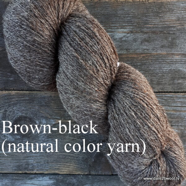 BLACK-BROWN (natural) 8/2 AADE LONG