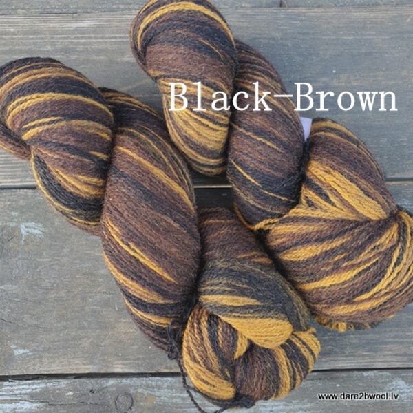 BLACK-BROWN 8/2 AADE LONG