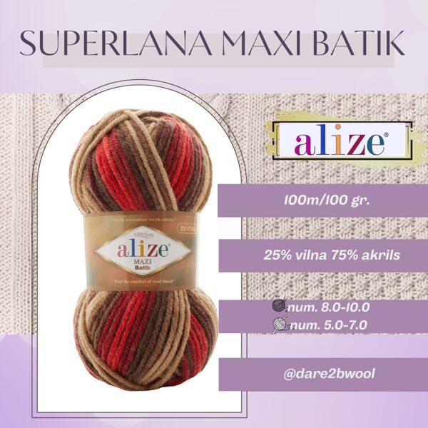 SuperLana Maxi Batik ALIZE