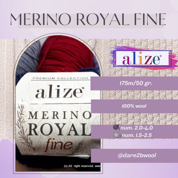 Merino Royal Fine ALIZE atlikumi (vairs neražo)