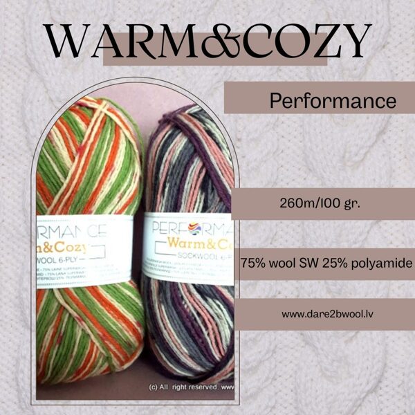 WARM&COZY Sockwool 6-ply by PERFORMANCE