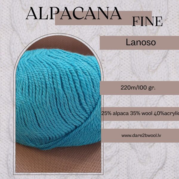ALPACANA FINE LANOSO 220m/100gr