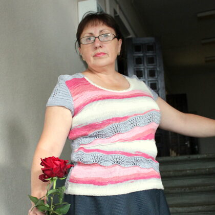 Džemperis -kokvilnas dzija -2019. gada darbs