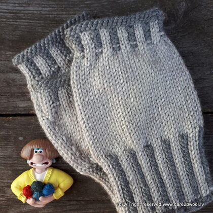 Bezpirkstu cimdi -mittenes -turcijas pusvilnas dzija -2021. gada darbss